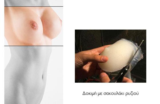 Δοκιμή μέγεθος σιλικόνης